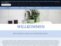 Fliesen Nexa website screenshot