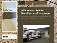 Tischlerei Andreas Jonas website screenshot