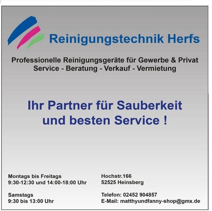 Bilder Reinigungstechnik Herfs