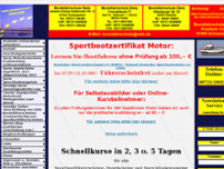 Bootsfahrschule & Segelschule & Yachtcharter Dietz website screenshot