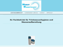 Weber Wassertechnik website screenshot