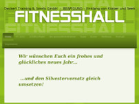 Fitnesshall website screenshot