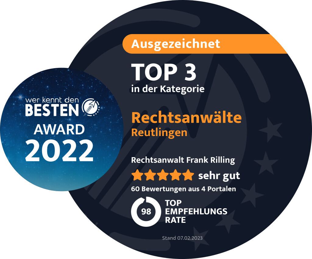 Bilder Rechtsanwalt Frank Rilling