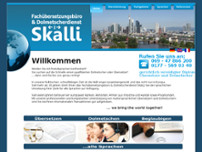 Fachübersetzungsbüro & Dolmetscherdienst Skalli website screenshot