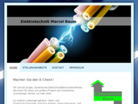 Elektrotechnik Marcel Baum website screenshot