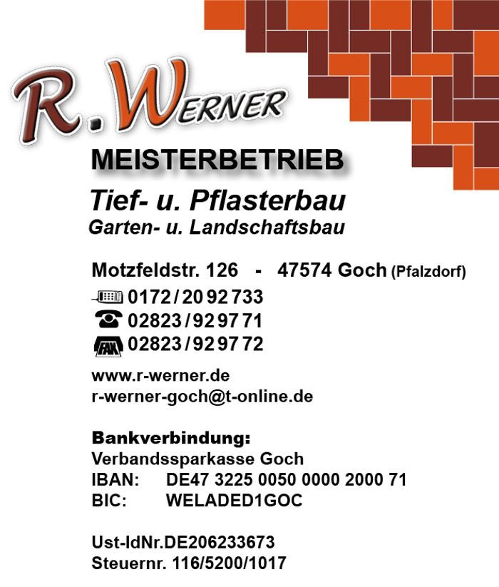 Bilder R.Werner Tief- u. Pflasterbau, Garten- u. Landschaftsbau