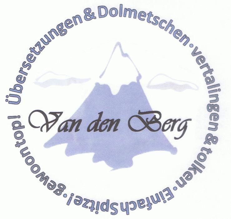 Van den Berg - Übersetzungen & Dolmetschen Niederländisch-Deutsch/Deutsch-Niederländisch Logo