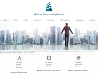 Berliner Finanzierungskontor website screenshot