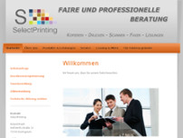 SelectPrinting Roland Frank website screenshot