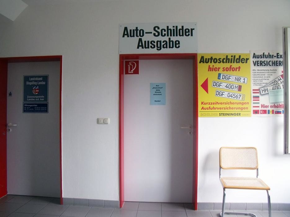 Bilder Autoschilder & Zulassungen Steininger Landau-Isar