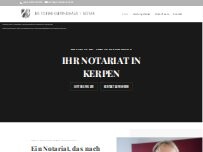 Website Screenshot Notar Dr. Tobias Clevinghaus
