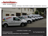 Lemnitzer Sanitär- und Heizungstechnik website screenshot