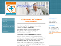Screenshot for http://www.medical4you-pflegedienst.de/