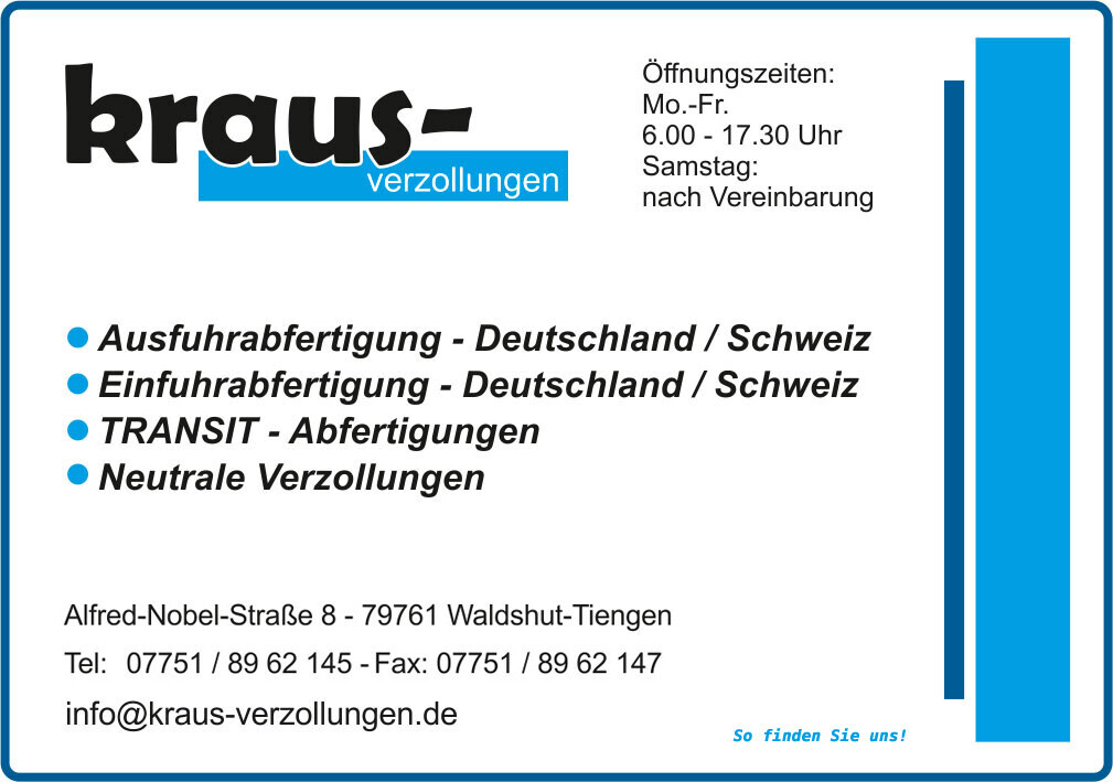 Bilder Werner Kraus Verzollungen