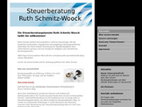 Steuerberaterin Ruth Schmitz-Woock website screenshot