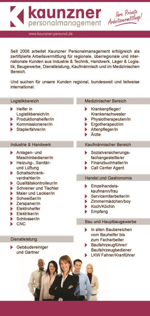 Bilder Kaunzner Personalmanagement