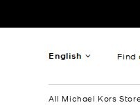 Website Screenshot Michael Kors