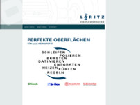 Loritz Oberflächentechnik website screenshot