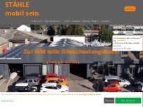 Website Screenshot Auto Stähle