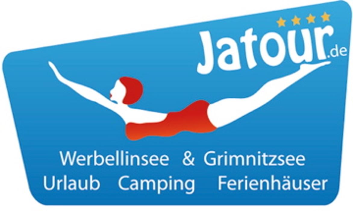 JATOUR Camping Am Spring Werbellinsee - Camping Caravan Freizeit Baden Strand-Gaststätte Bootsverleih Parkplätze Logo