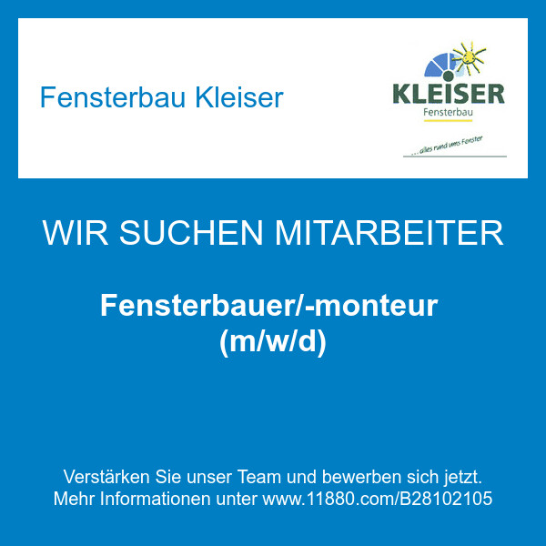 Bilder Fensterbau Kleiser