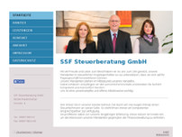 SSF Steuerberatung website screenshot