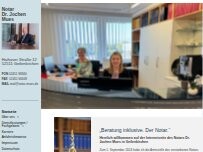 Website Screenshot Notar Dr. Jochen Mues