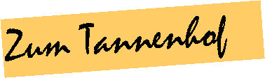 Gasthof Pension Zum Tannenhof Logo