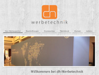 Dh-Werbetechnik website screenshot