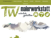 TW Malerwerkstatt Tobias Walter website screenshot