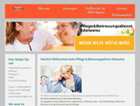 Pflege & Betreuungsdienst Edelweiss website screenshot