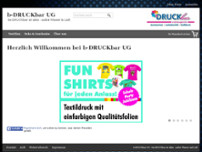 b-DRUCKbar UG website screenshot