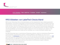 LabelTech-Deutschland GmbH website screenshot