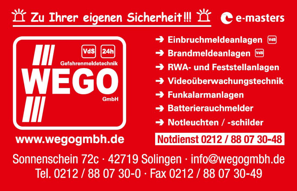 Gefahrenmeldetechnik WEGO GmbH Logo