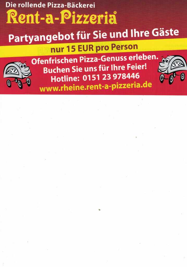 Bilder Rent-a-Pizzeria Rheine