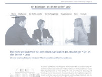 Rechtsanwälte Dr. Braitinger, Dr. in der Stroth & Lenz website screenshot