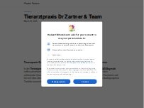 Website Screenshot Dr. med. vet. Zartner Helmut