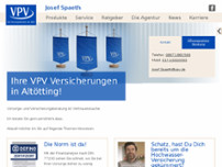 VPV Geschäftsstelle Josef Späth website screenshot