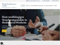 Website Screenshot Margit Berghammer GmbH Versicherungsmaklerbüro