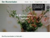 Website Screenshot Der Blumenladen Inh. Georg Ludemann