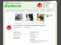 Kleintierpraxis Waldheim - Dr. Fabian Engelke website screenshot