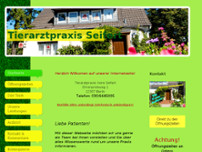 Tierarztpraxis Seifert website screenshot