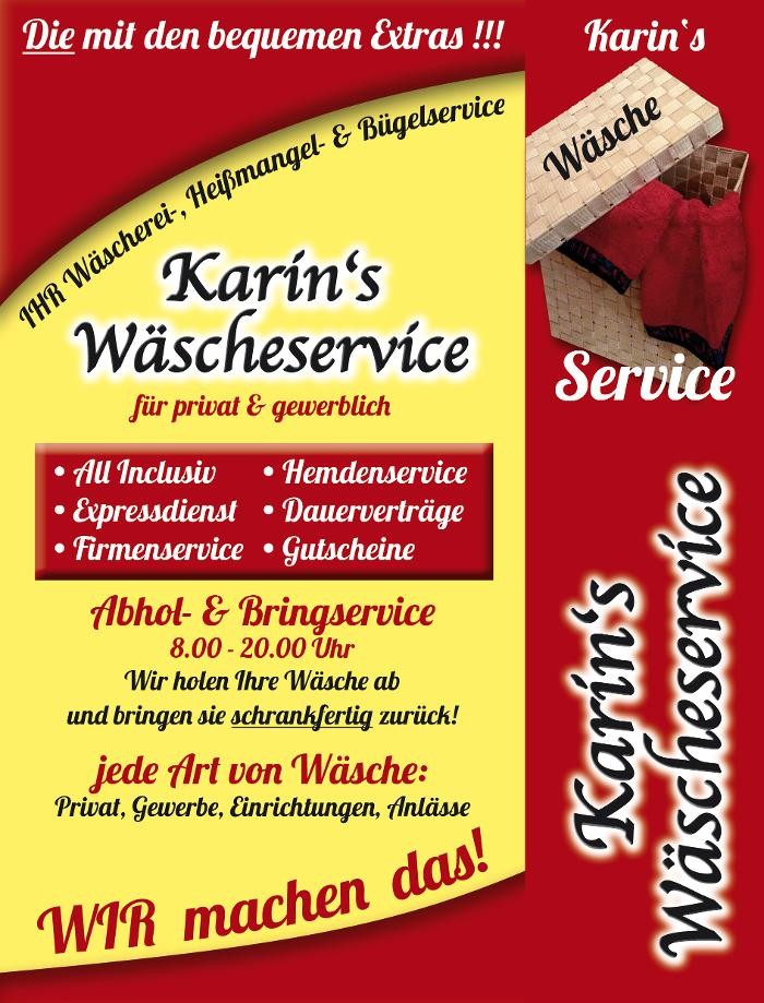 Karin's Wäscheservice -All Inclusiv- IHR Wäscherei-, Heißmangel- und Bügelservice Logo