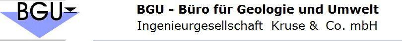 BGU Büro für Geologie und Umwelt Ingenieurgesellschaft Kruse & Co. mbH Logo