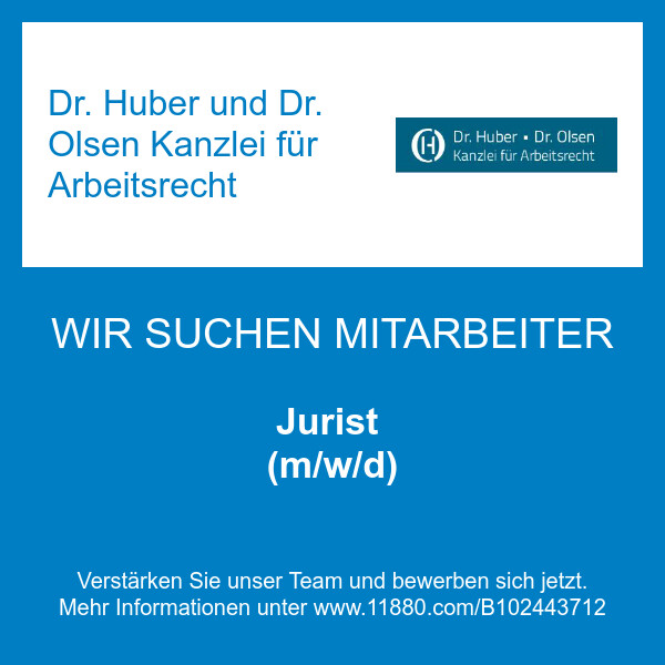 Bilder Dr. Huber und Dr. Olsen Kanzlei für Arbeitsrecht