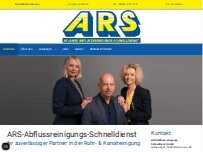 Website Screenshot ARS-Abflussreinigungs-Schnelldienst