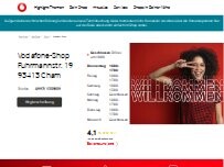 Website Screenshot Vodafone Shop