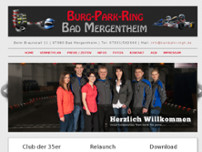 Burgpark Ring Kart GmbH website screenshot