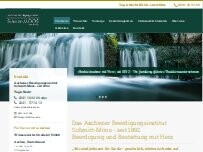 Website Screenshot Schmitt-Moos Beerdigungsinstitut