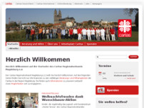 Caritas-Sozialstation Schönebeck website screenshot